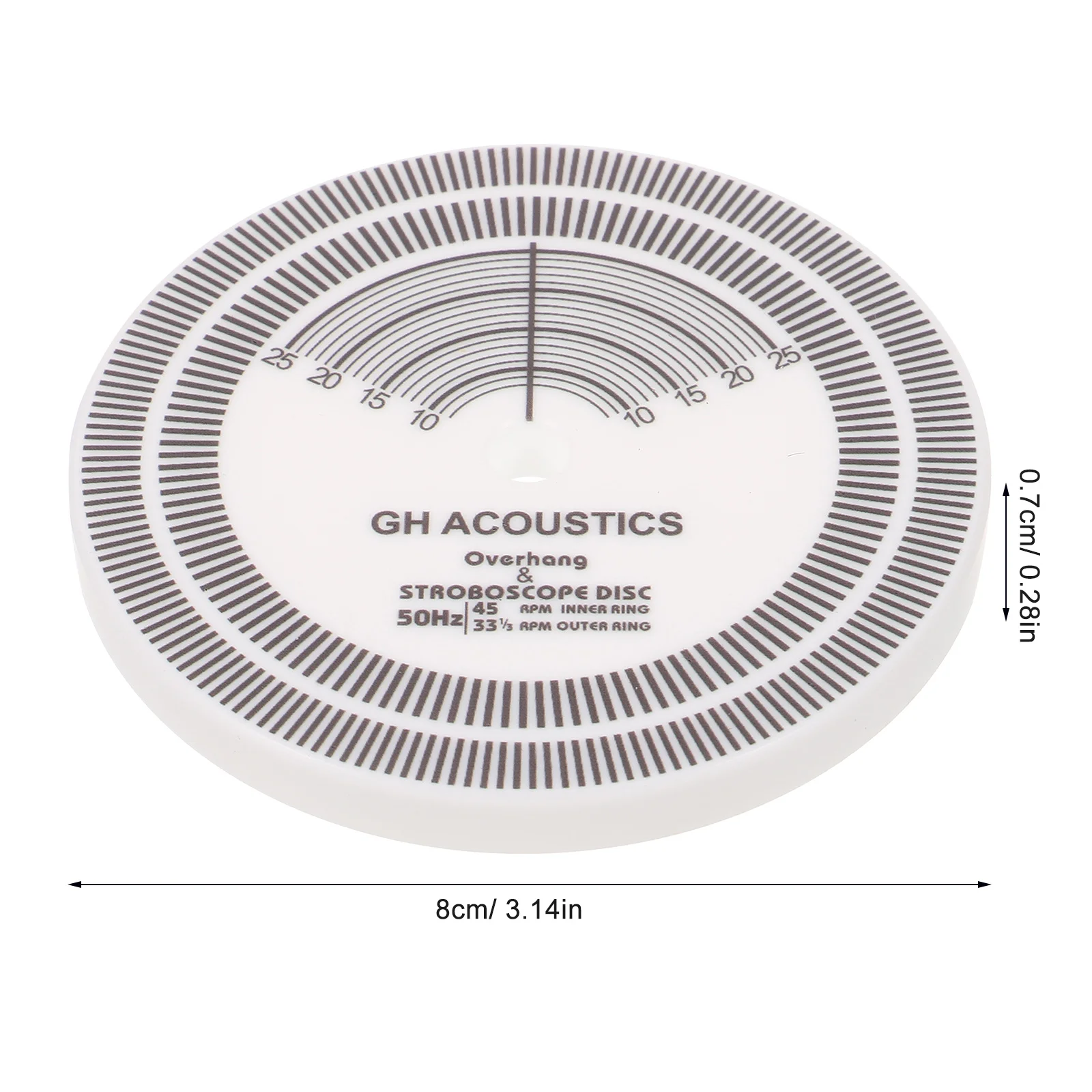 Диск для винилового проигрывателя пластинок устройство калибровки стробоскопа