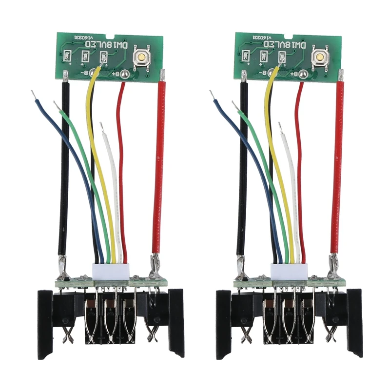 

2Pcs Li-Ion Battery Protection Board DCB200 Battery Protection Board For Dewalt 18V 20V DCB201 DCB203 DCB204