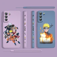 hot anime naruto cool for samsung galaxy s22 s21 s20 s10 note 20 10 ultra plus pro fe lite liquid left rope phone case fundas