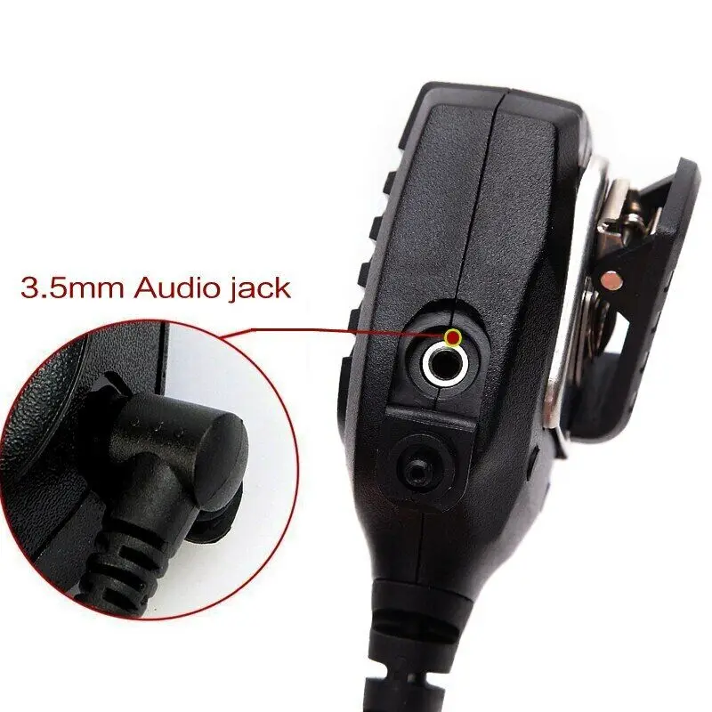 Original TYT Waterproof Shoulder Speaker PTT Mic Microphone for MD-2017 MD-398 Compatible with RT82 RT87 RT83 V-2017 DMR Radios