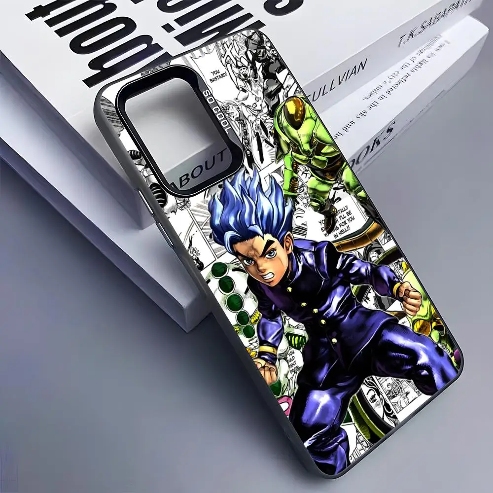 Фото Чехол JOJO Koichi Hirose для Samsung Galaxy S26 S25 S24 S23 S22 S21 S20 Note20 Plus Ultra, красочный серебристый чехол №4
