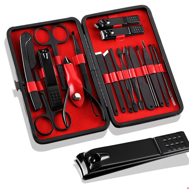

Manicure Nail Cutter Set Nail Trimmer Tools Multi-function Nail Clipper Kit Stainless Steel Eagle Hook Pedicure Nail Scissors