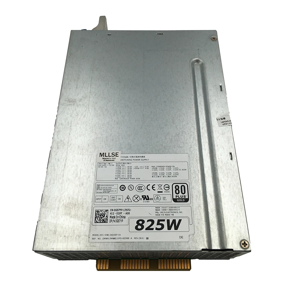 Для серверного блока питания для DELL T5600 T5610 D825EF-00 D825EF-01 825W 100% проверено перед доставкой