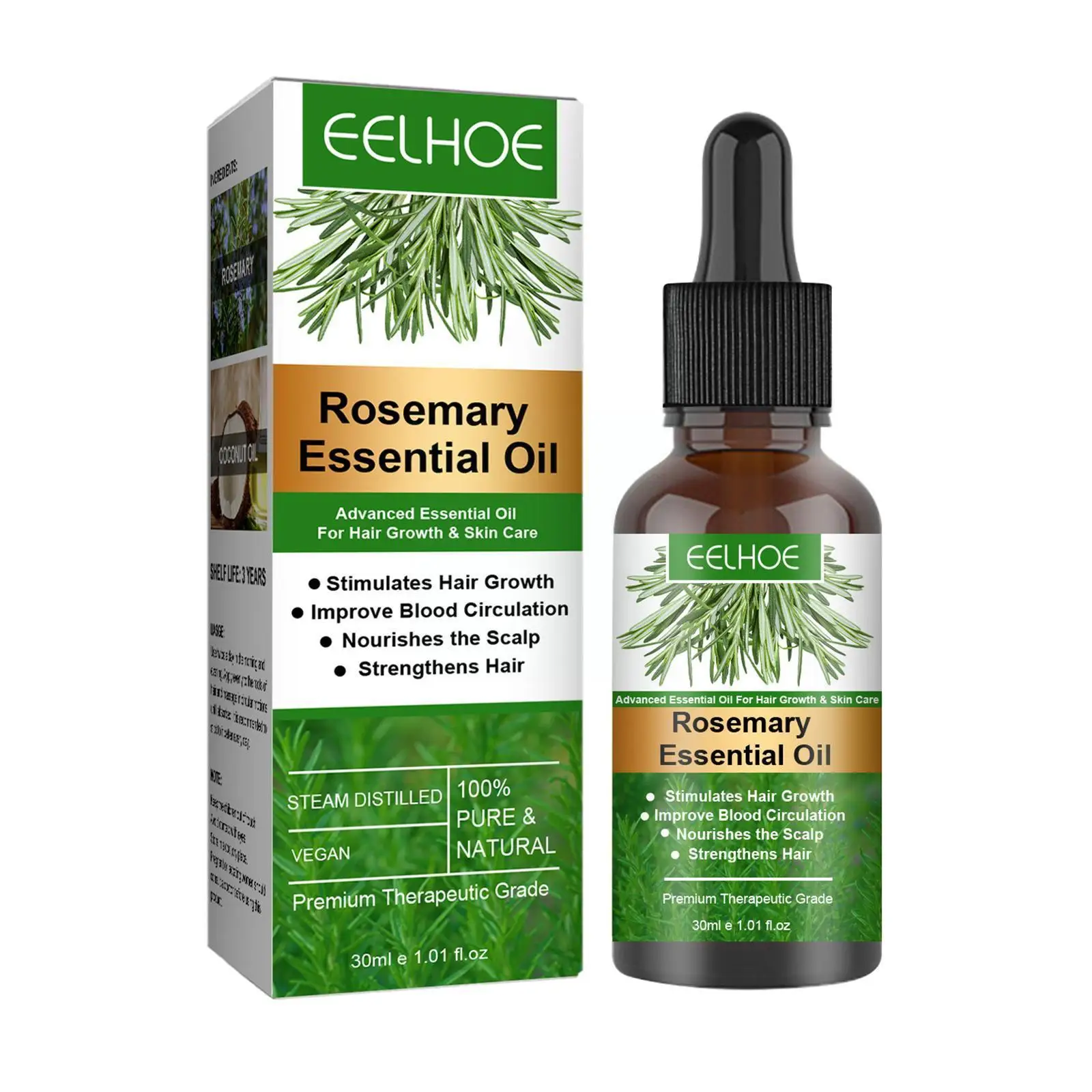 

Сыворотка для роста волос с розмарином, масло для быстрой филировки кожи головы