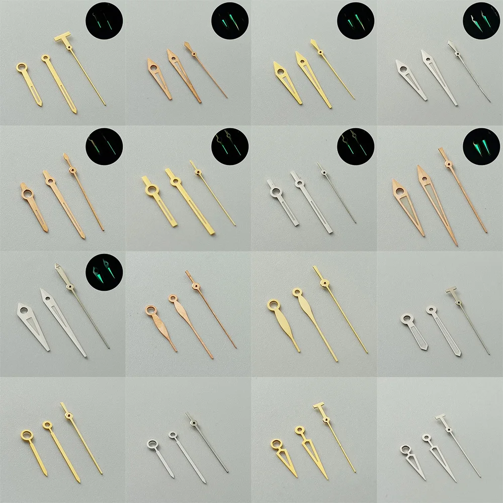 Зеленые светящиеся часы-указатель ETA 2836 2824 часы с механизмом аксессуары для