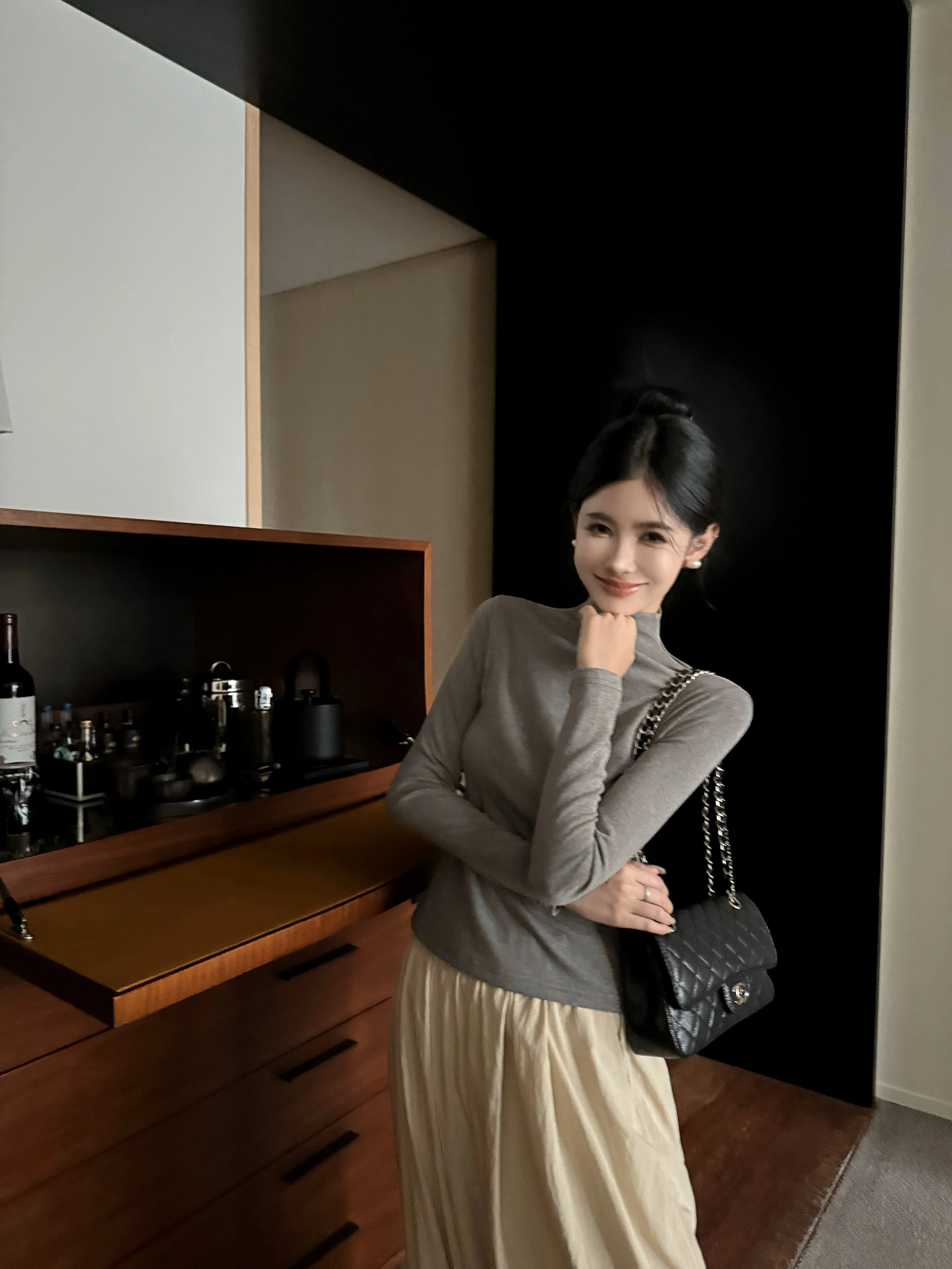 2024 New Micro Turtleneck Sanding Bottoming Shirt Women Autumn and Winter Basic Inner wear Solid Slim fit Top T-shirt