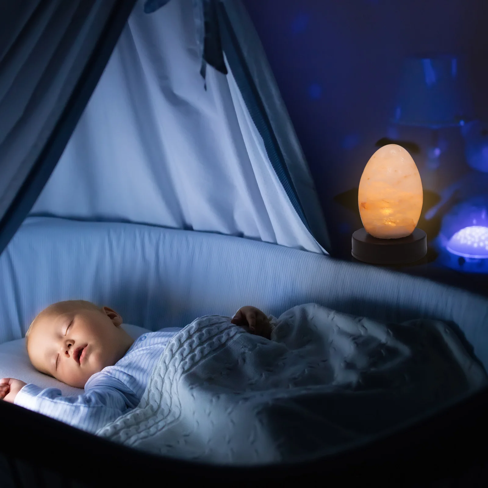 

Salt Lamp LED Colors Changing Lamp Bedside Small Night Lamp Decorative Light