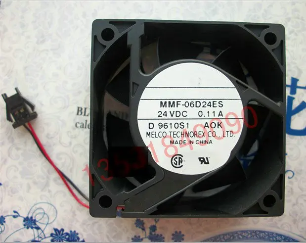 Новый оригинальный инверторный охлаждающий вентилятор MMF-06D24ES AOK DC24V 0 11A 60*60*25 мм 2