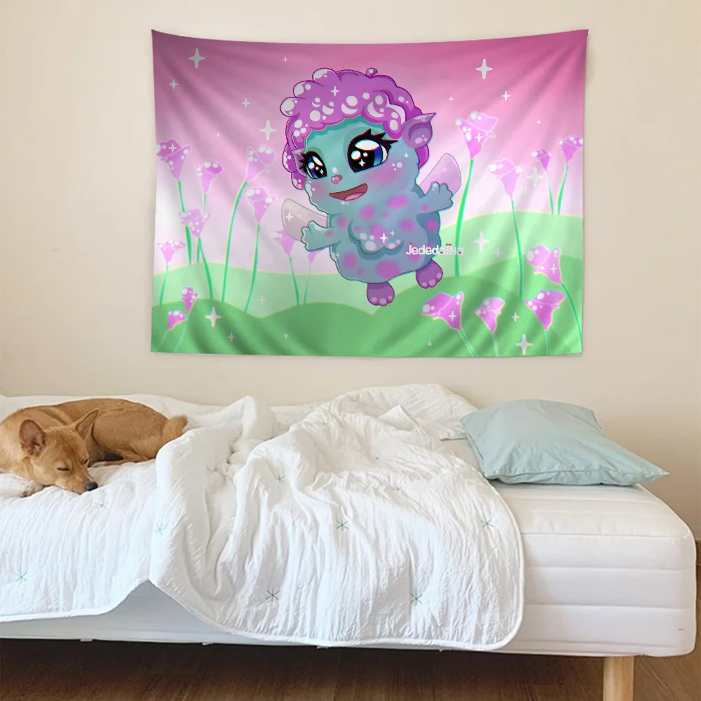 It Is Bibbles Binch Cartoon Tapestry Art Science Fiction Room Home Decor