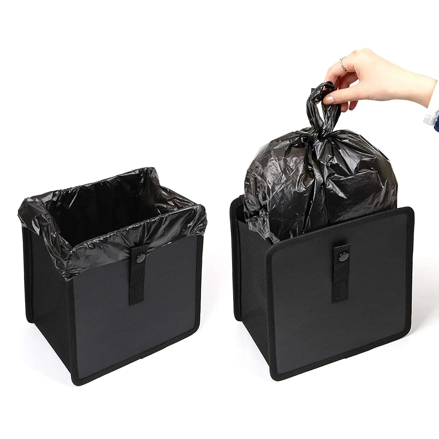 

Car Trash Bin Comfortable Car Garbage Can Portable Seat Waterproof Bin Drive Litter Wastebasket Hanging Garbage