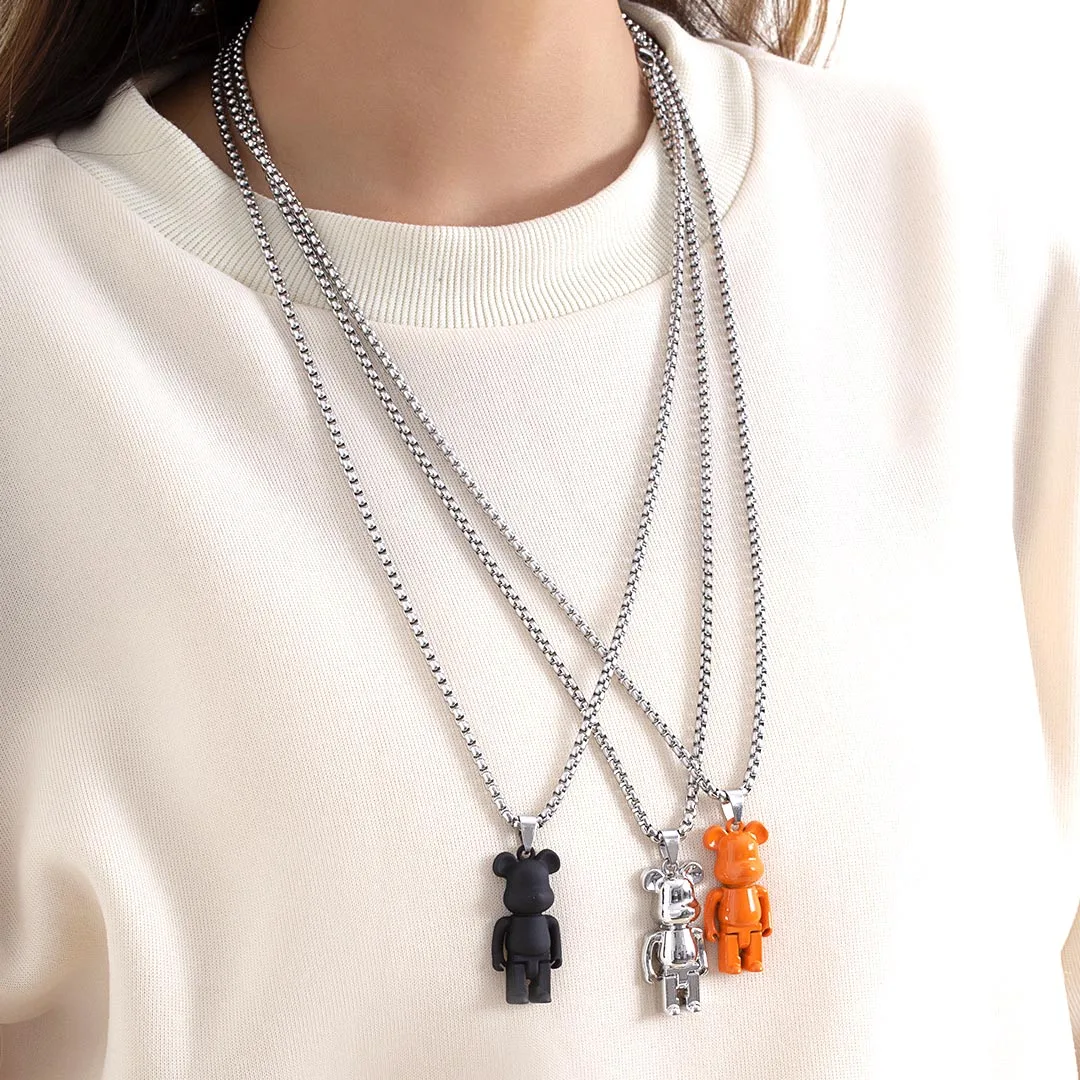 Длинное ожерелье в стиле хип-хоп