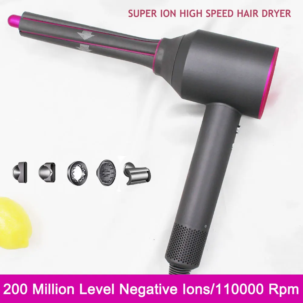 

Professinal Leafless Hair Dryer Negative Lon Hair Care Quick Dry Home Powerful Hairdryer Constant Anion Electric Blow Dryer