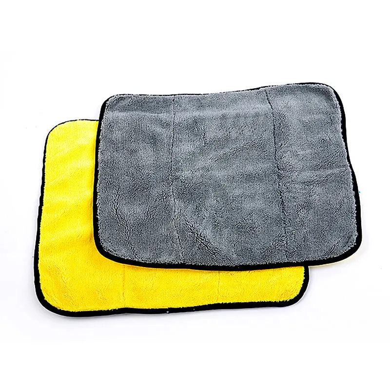 

Thickened Car Cleaning Towel Coral Velvet Cloth Double Sided High Density Towel Double Colour Extra Thick Absorbent Coral