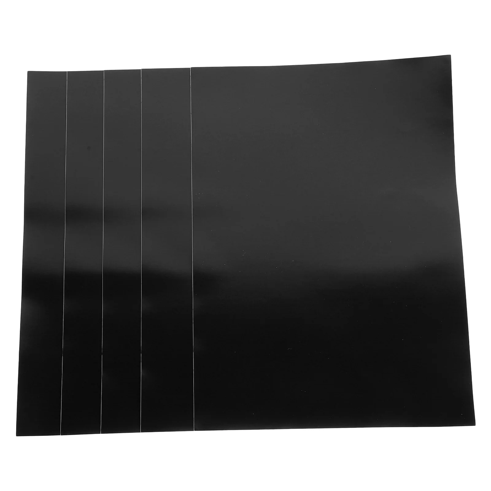 

5 Sheets Magnetic Sheet Crafting Magnetic Sheet Rubber Sheets with Adhesive Backing Adhesive Sheet