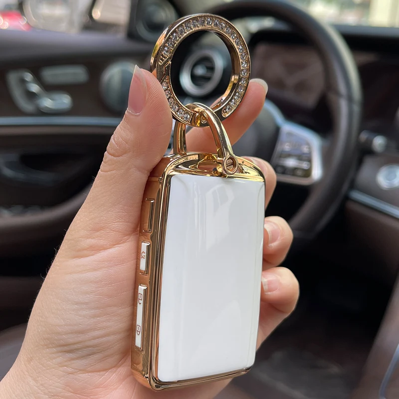 

Bling Keyring Car Key Case Cover for Mazda CX-3 CX-4 CX-5 CX-7 CX-8 CX-9 2009 MX-5 Atenza Mazda 3 Escala CX-30 Key Cover Shell
