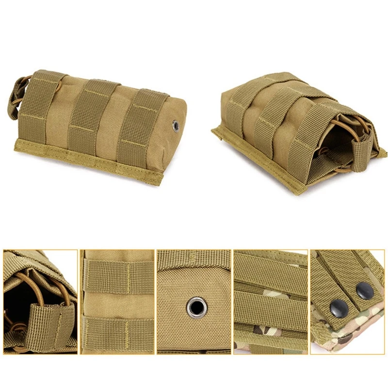 

Military Molle Tactical Rifle Open Top Cartridge Mag Magazine Pouch Army Single Clip M4 Interphone Nylon Hunting AR15 Ammo Bags