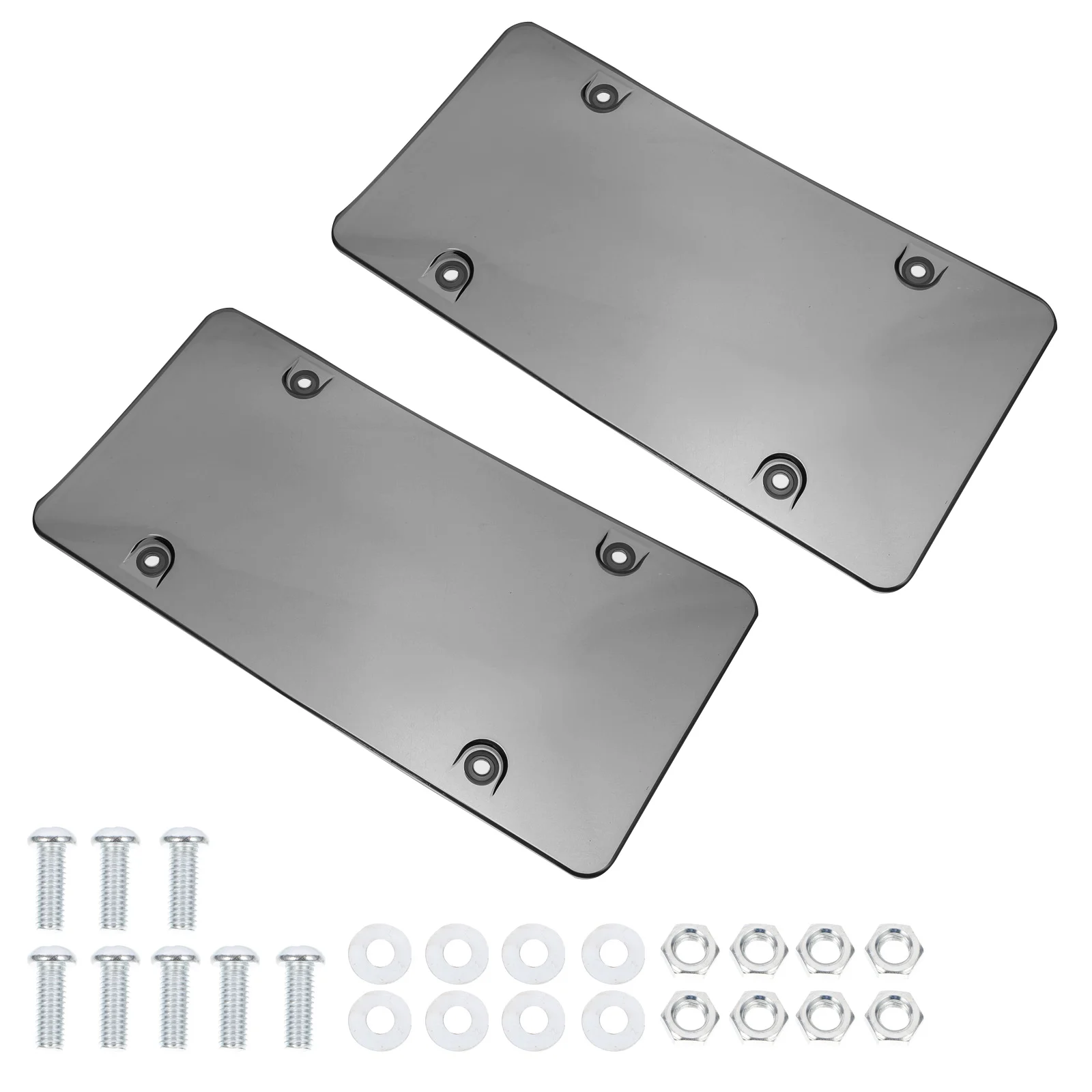 

2pcs License Plate Covers Portable Practical License Plate Frames Car License Plate Covers Car Plate Covers License Plate Holder