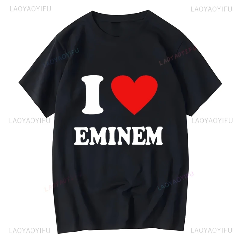 Классический Топ с принтом певицы Eminem модная повседневная Уличная одежда