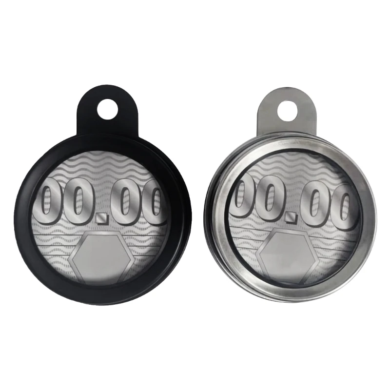 

094D Motorcycle Universal Aluminum Tax Disc Permit Holder Waterproof Seal For Scooter