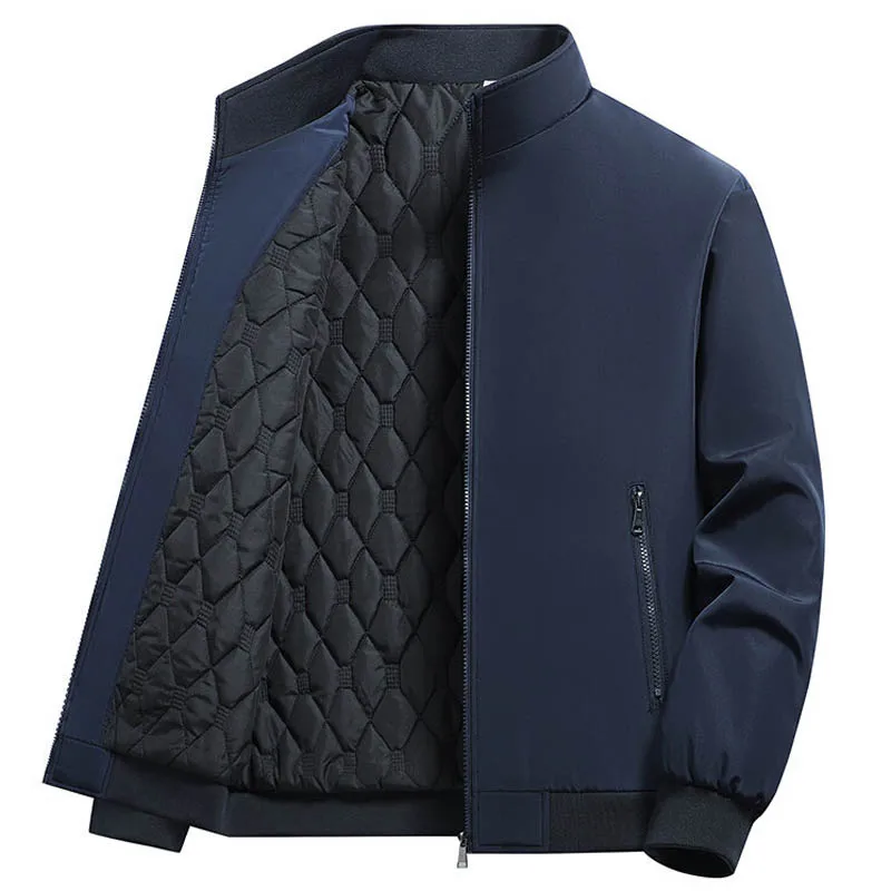 

Thicken Warm Varsity Jacket Coat Men Windbreaker Streetwear Winter Fleece Jackets for Men Parkas Overcoats Plus Size 6XL 7XL 8XL