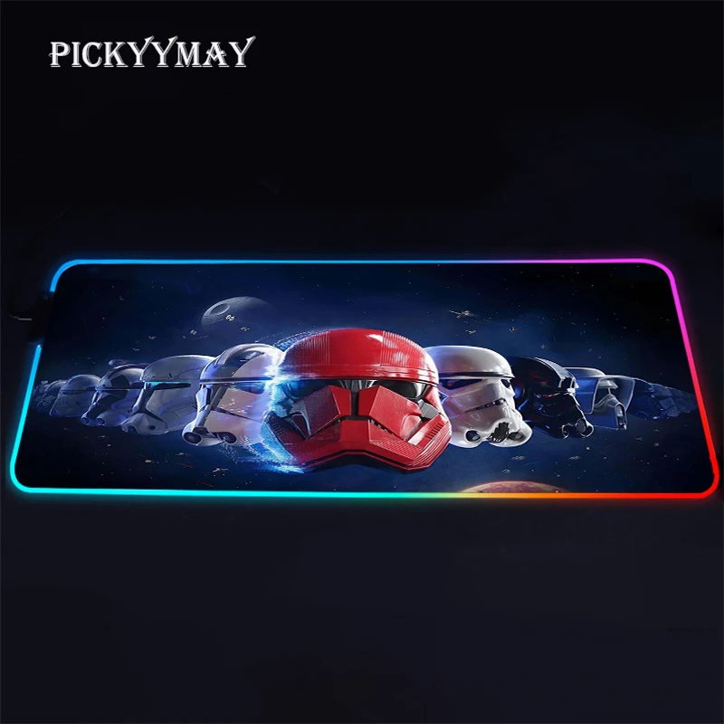 wars rgb mouse pad 900x400mm rubber gaming mouse pad led laptop keyboard mat anti slip best choice mousepad xxl desk mat free global shipping