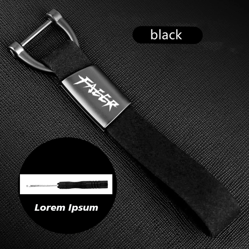 

New car accessories/suede leather universal quality keychain suitable for Yamaha FZS 600 FZS600 Fazer motorcycle keychain