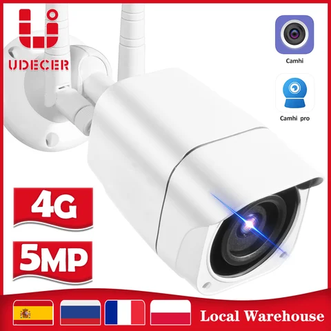 4G sim-карта IP камера 1080P 5MP HD беспроводная WIFI наружная охранная цилиндрическая камера CCTV металлическая P2P Onvif Двусторонняя аудио камера
