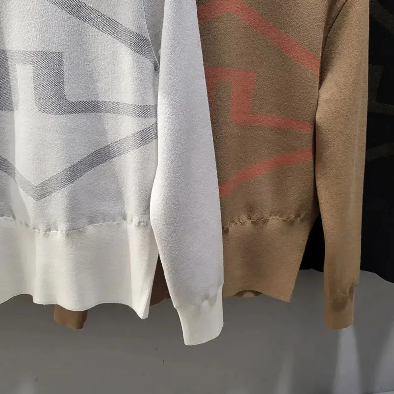 Autumn and winter golf women's round neck sweater casual long sleeved sweater thick warm keeping pullover soft jumper top