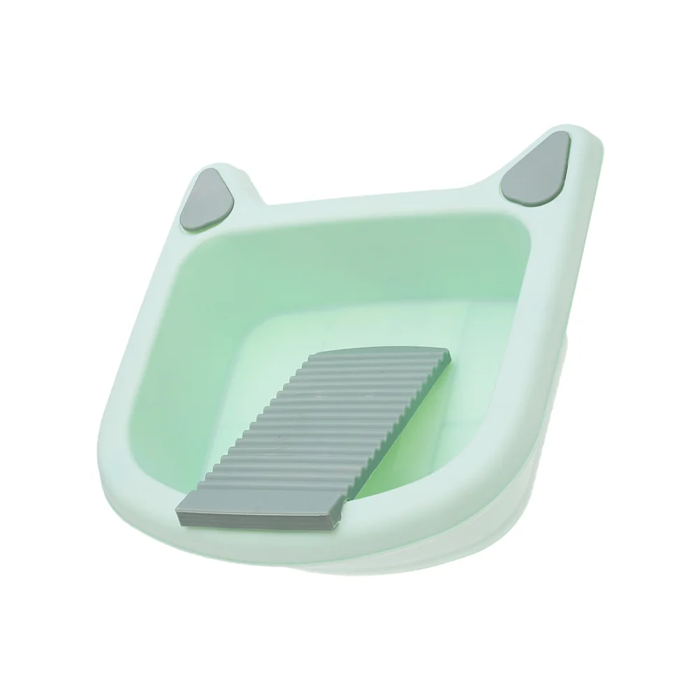 

1Pc Camping Wash Basin Manual Washing Board Washing Clothes Supplies Laundry Scrub Board Washing Clothes Basin