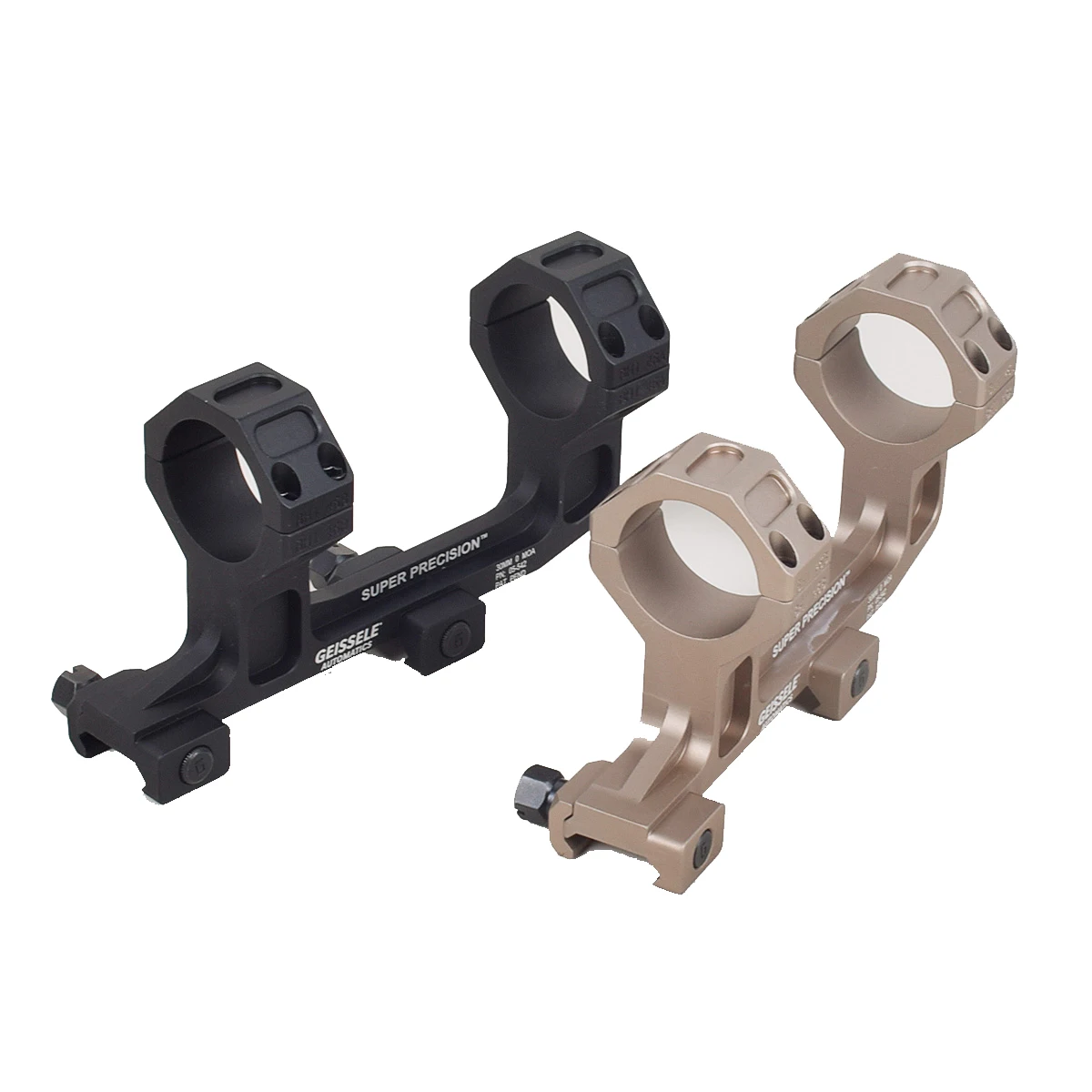 

Tactical GEISS Automatics Quick Release Cantilever Rifle Scope Mount Rings High Profile Picatinny Base Precision 30mm Weapons