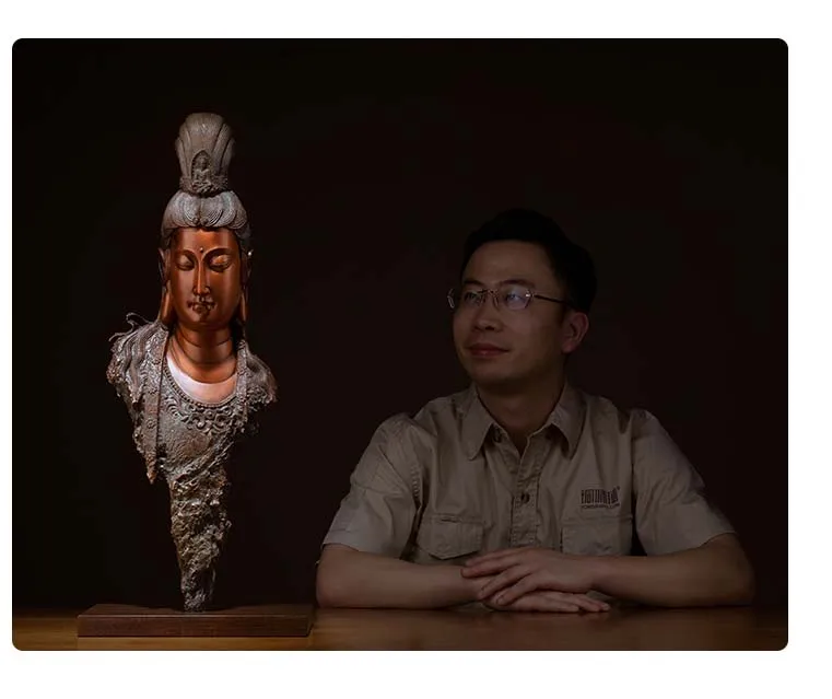 Бронзовая статуя Гуань Инь 60 см