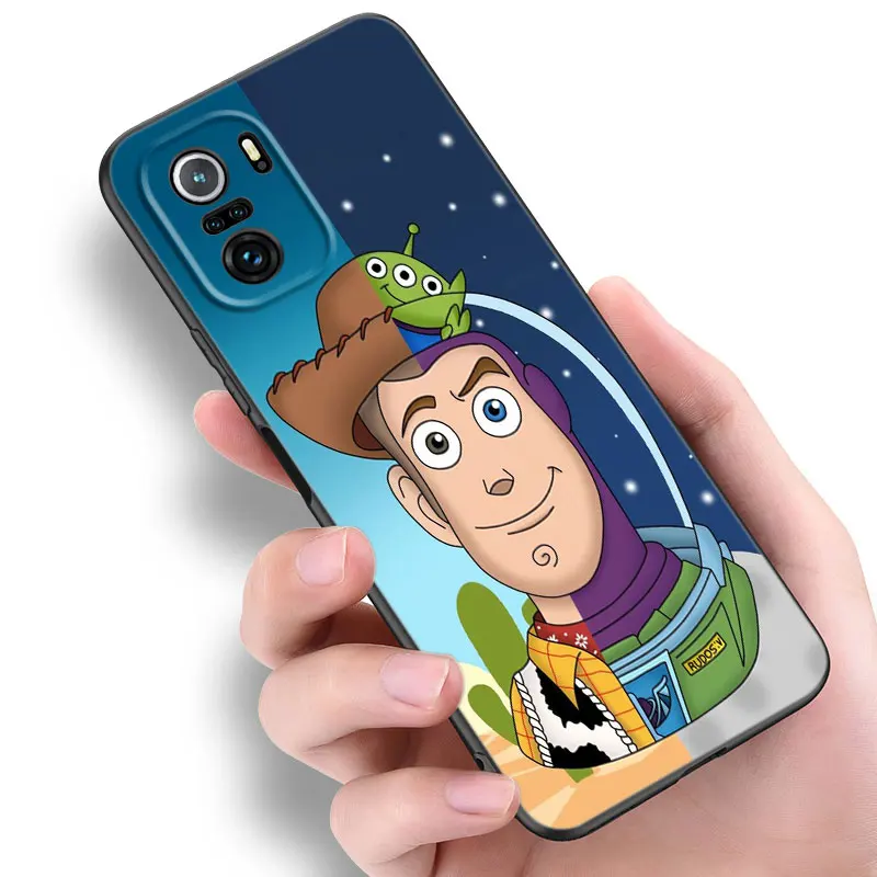 T-Toy Story W-Woody Black Phone Case For Xiaomi 10 11 13 12 Lite NE 9T 10T 11T 12T 12S 13T 14 Pro 9 SE 10i 11i 12X Civi 2 3 4 5G