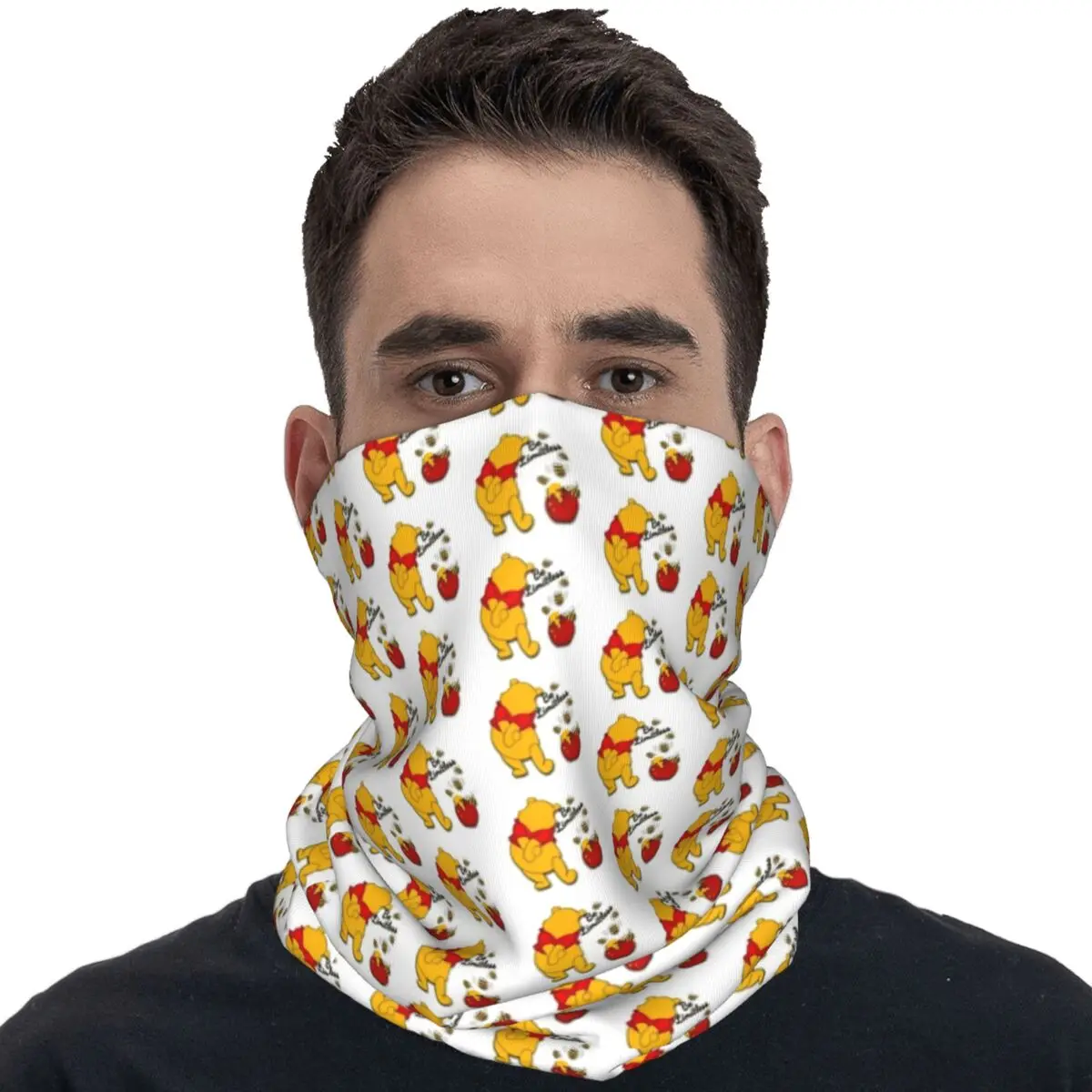 Антропоморфный плюшевый мишка Happy Балаклава для бега путешествий велосипедной