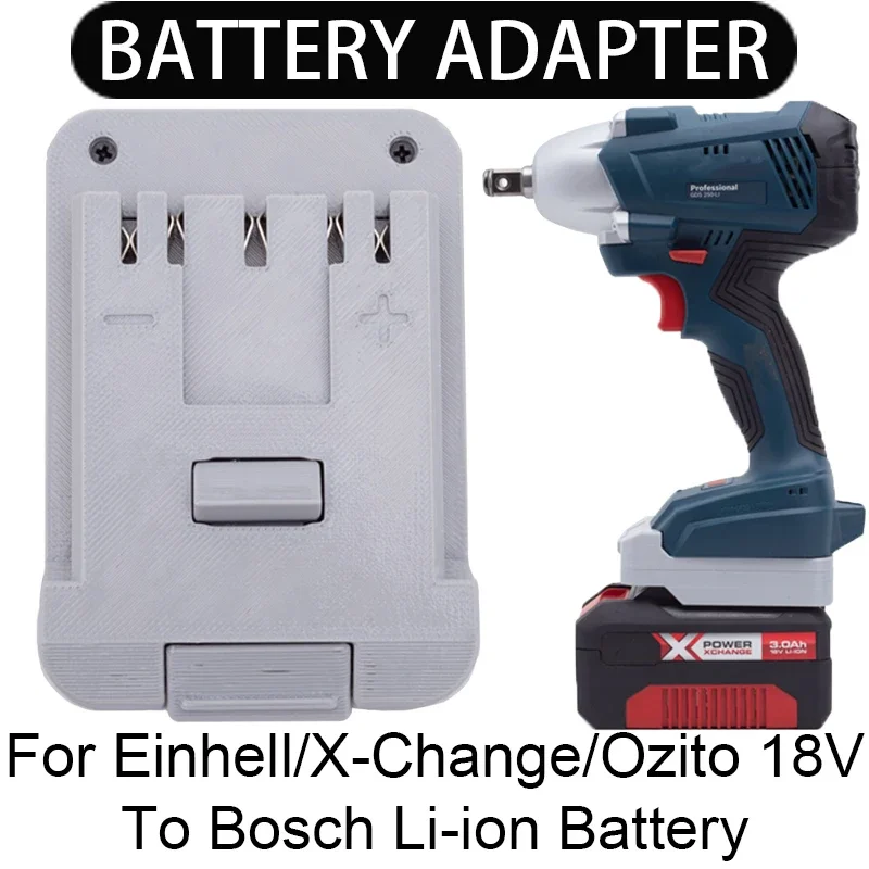 Адаптер/преобразователь аккумулятора для литий-ионных инструментов Bosch 18 В на