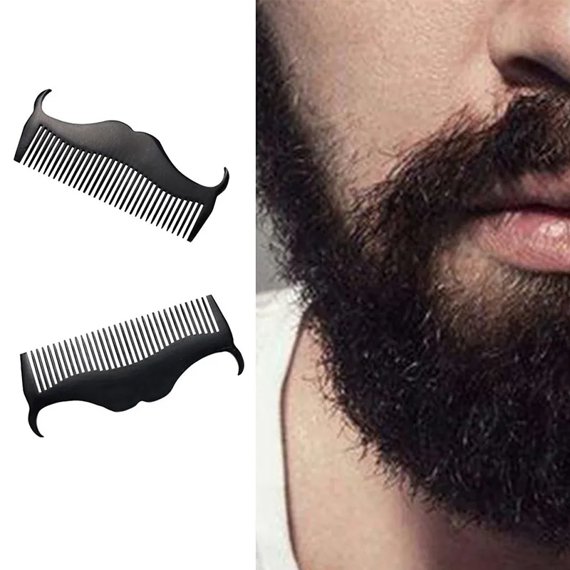 

1 шт., Мужская пластиковая мини-Расческа для бороды