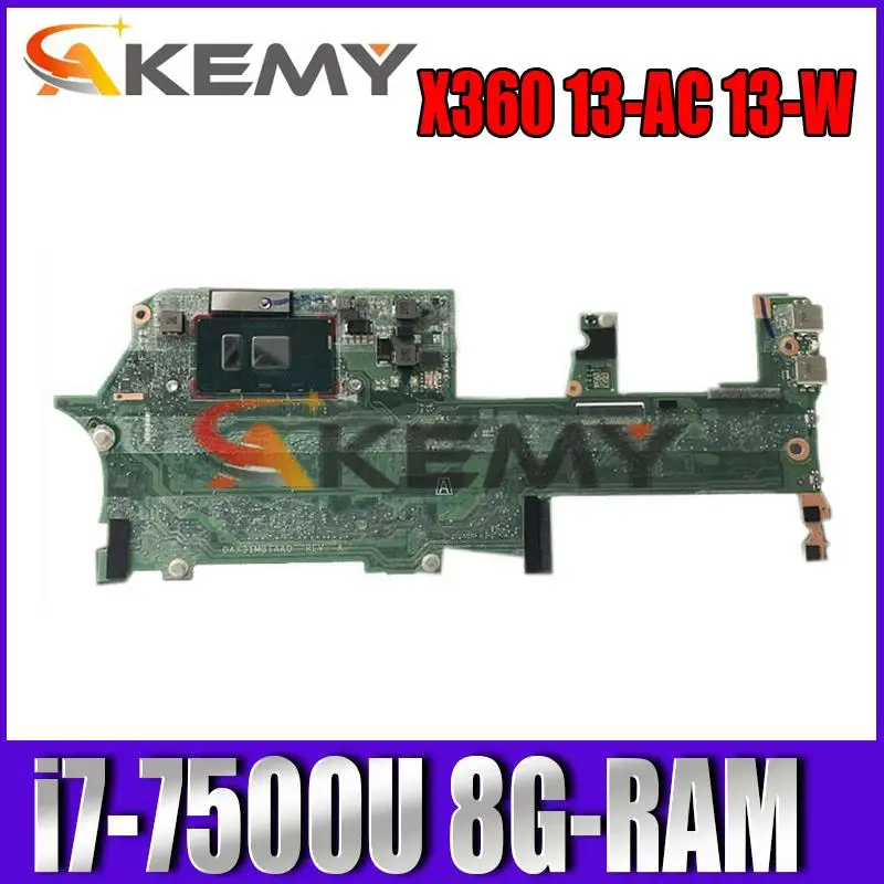 

Материнская плата для ноутбука TPN-Q178 HP Spectre X360 13-W013DX 13-AC 13-W 918042-601 907559-601 i7-7500U + 8G DA0X31MBAF0 DAX31MB1AA0