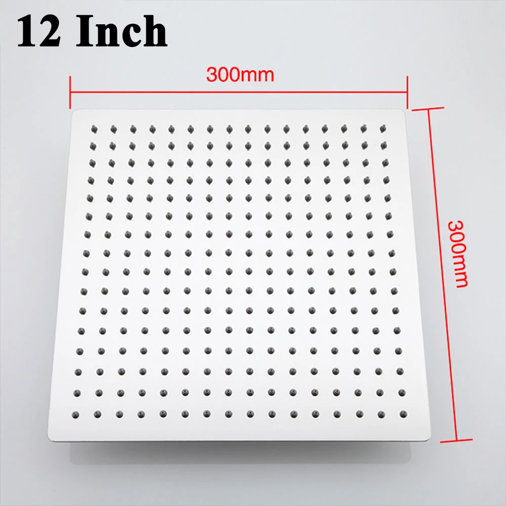 

Душевые насадки из нержавеющей стали 8/10/12 дюймов