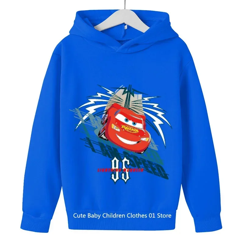 Детские толстовки с молнией Mcqueen для детей от 2 до 13 лет детские осенние и весенние
