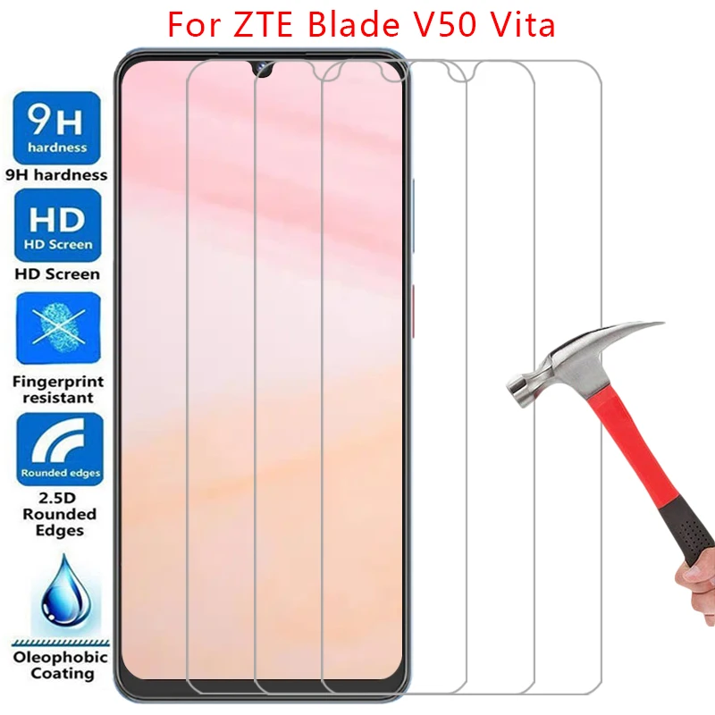 Фото Чехол для телефона ZTE Blade V50 Vita, защитное стекло для экрана, задняя крышка 360-градусной защиты для Blade V50 V 50 50V V50Vita №1