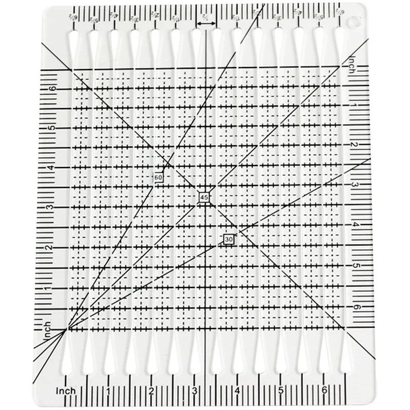 

Quilt Cutting Ruler, 5 in 1 Quilt Cutting Ruler, Charming Shape Cutting Quilting Ruler and Template