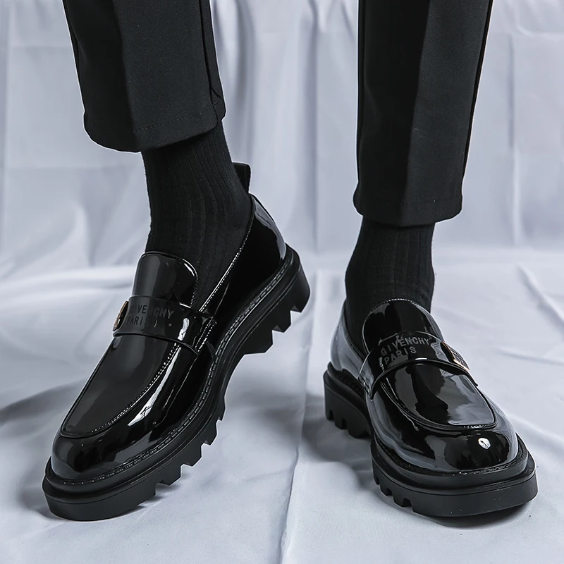 Кожаная обувь Повседневная деловая для мужчин Платье Tenis De Hombre Мокасины Mokasin Caballero