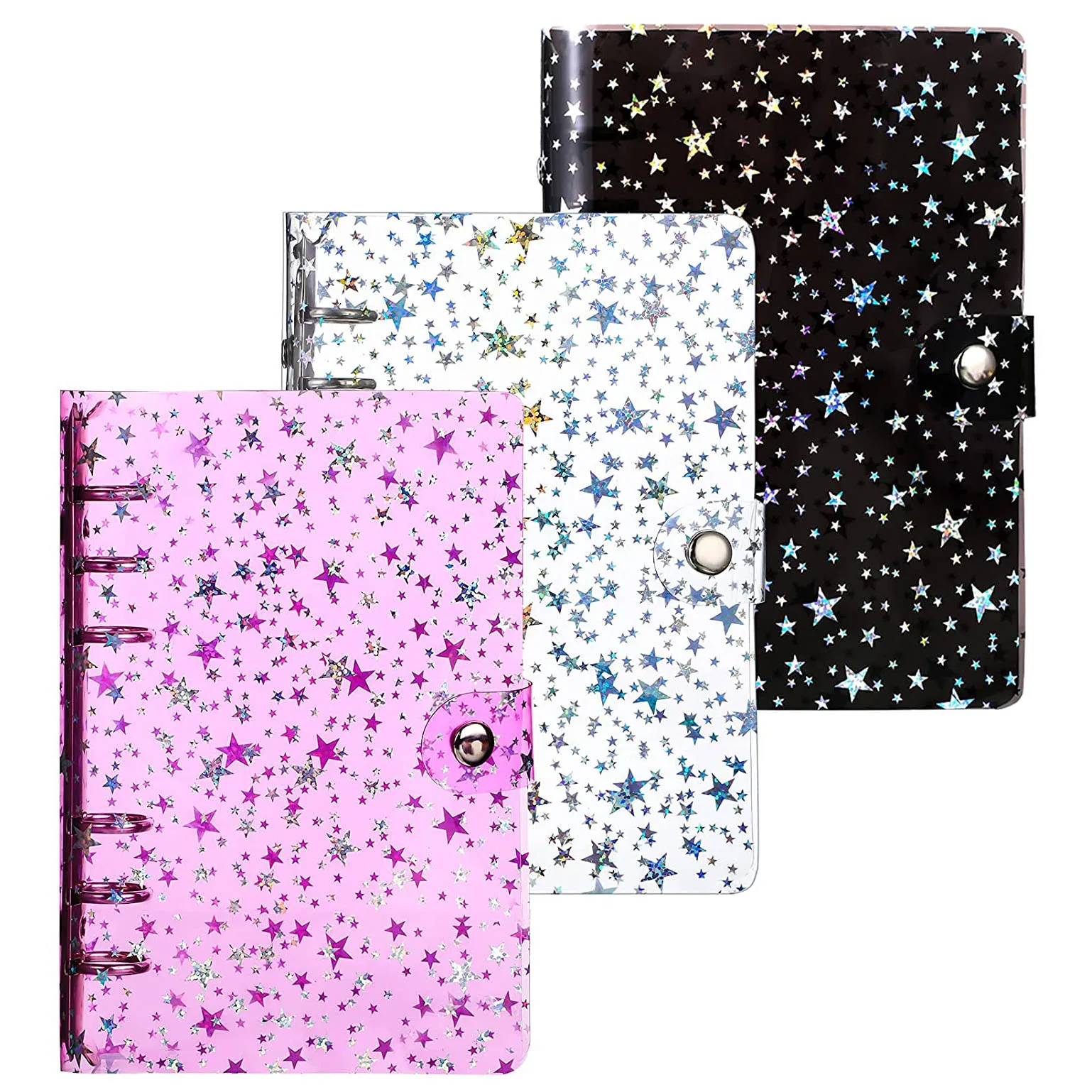 

Папка-Обложка из ПВХ для планировщика, 6 колец, 3 шт.