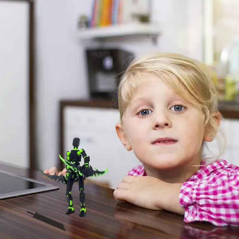 Экшн-фигурка с 3D принтом шарнирная подвижная 3d-фигурка робота несколькими