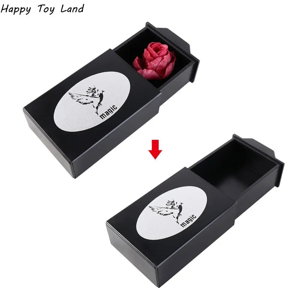 

Creative Magic Black Box Disappear Vanished Box Puzzle Box Magic Tricks Cool Changeable Magic Prop Children Trick Toys