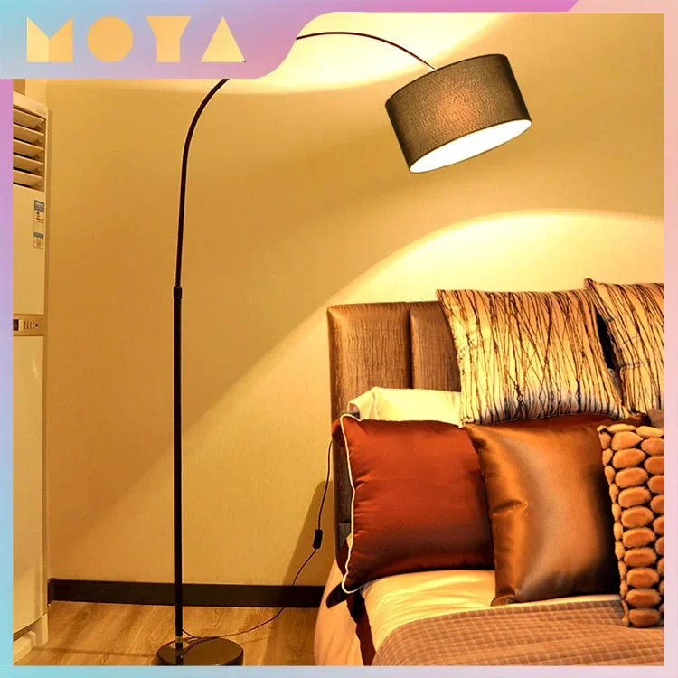 

Напольная Лампа для рыбалки, для гостиной, спальни, кабинета, креативная Настольная лампа с дистанционным управлением в стиле интернет-знаменитостей, роскошная Вертикальная настольная лампа