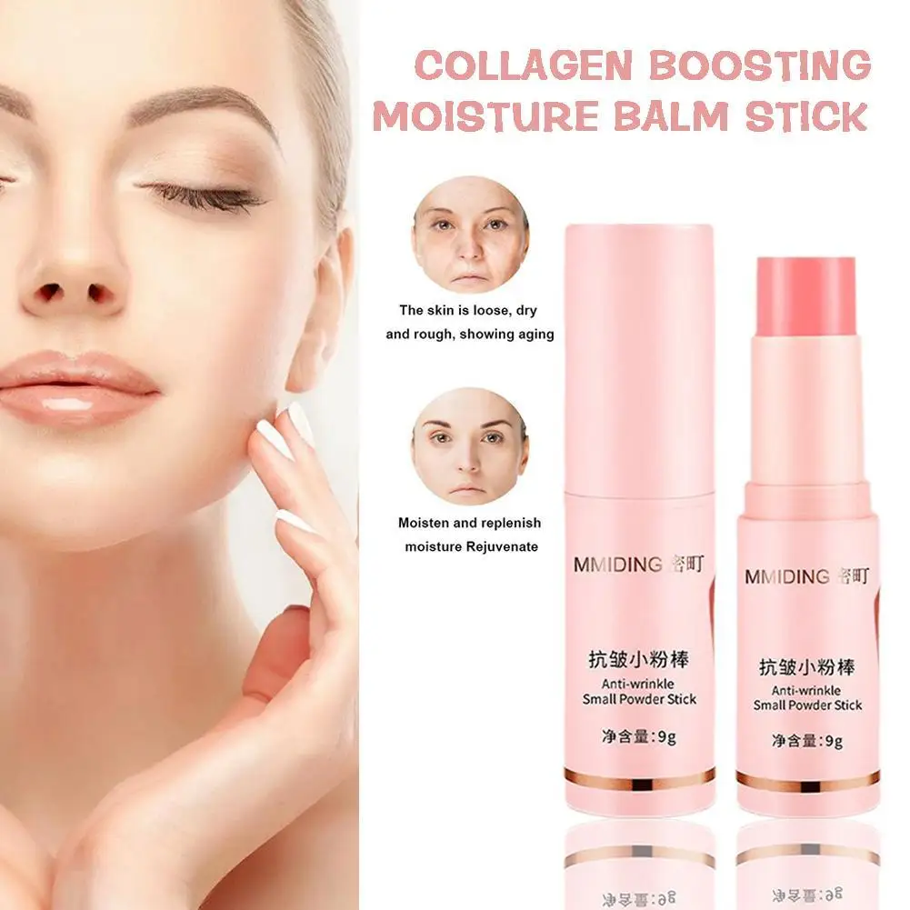 

Collagen Moisturizing Multi Balm Brighten Dull Multi Balm Stick Wrinkle Bounce Anti-Wrinkle Skin Tone Cream Korean Cosmetics 9g