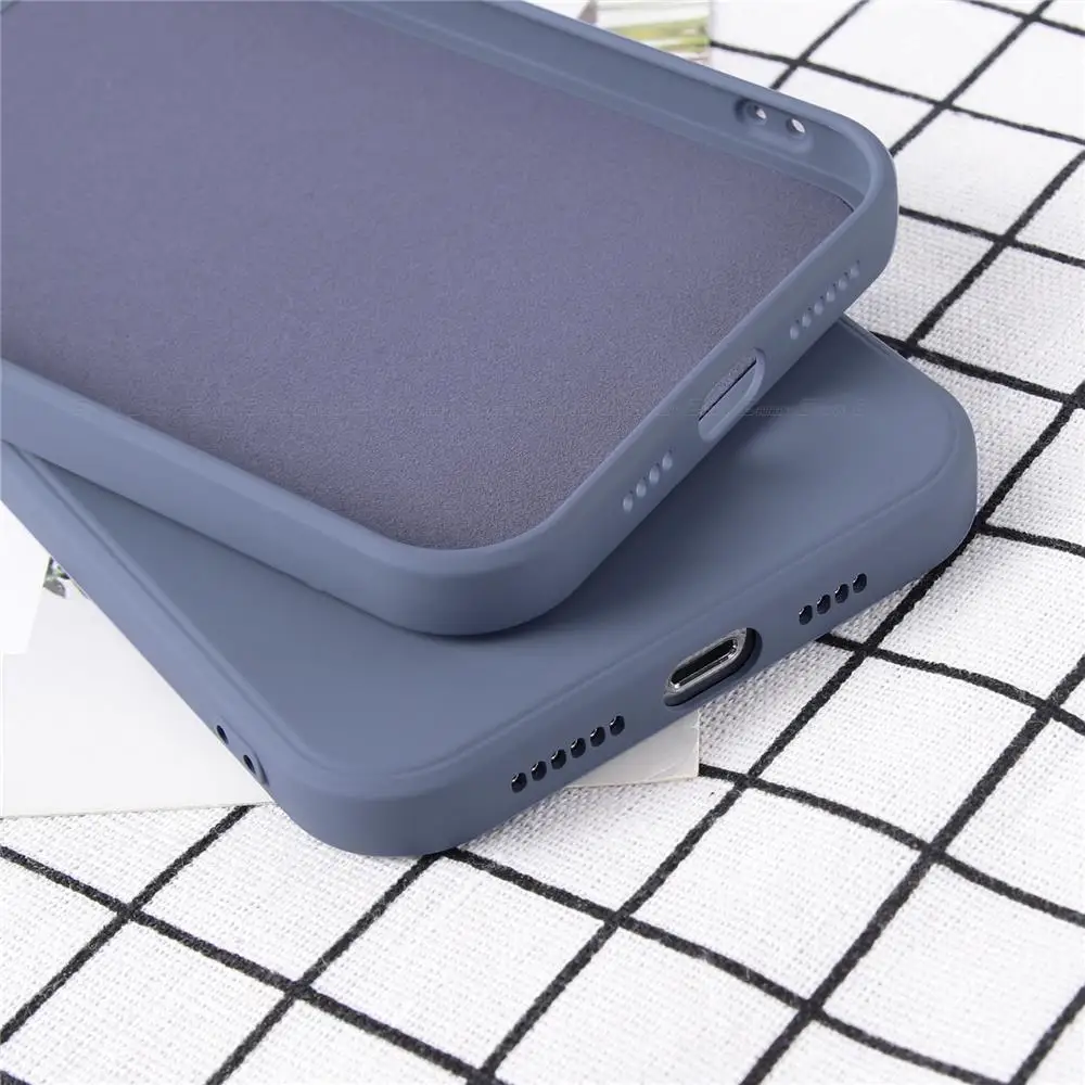 Мягкий ТПУ Тонкий чехол из жидкого силикона для телефона Xiaomi Mi 12 12X 11X 11i 11T 11 10T 10 9T 9