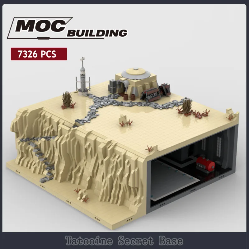 UCS MOC космический фильм секретная база строительные блоки военная защита подвал