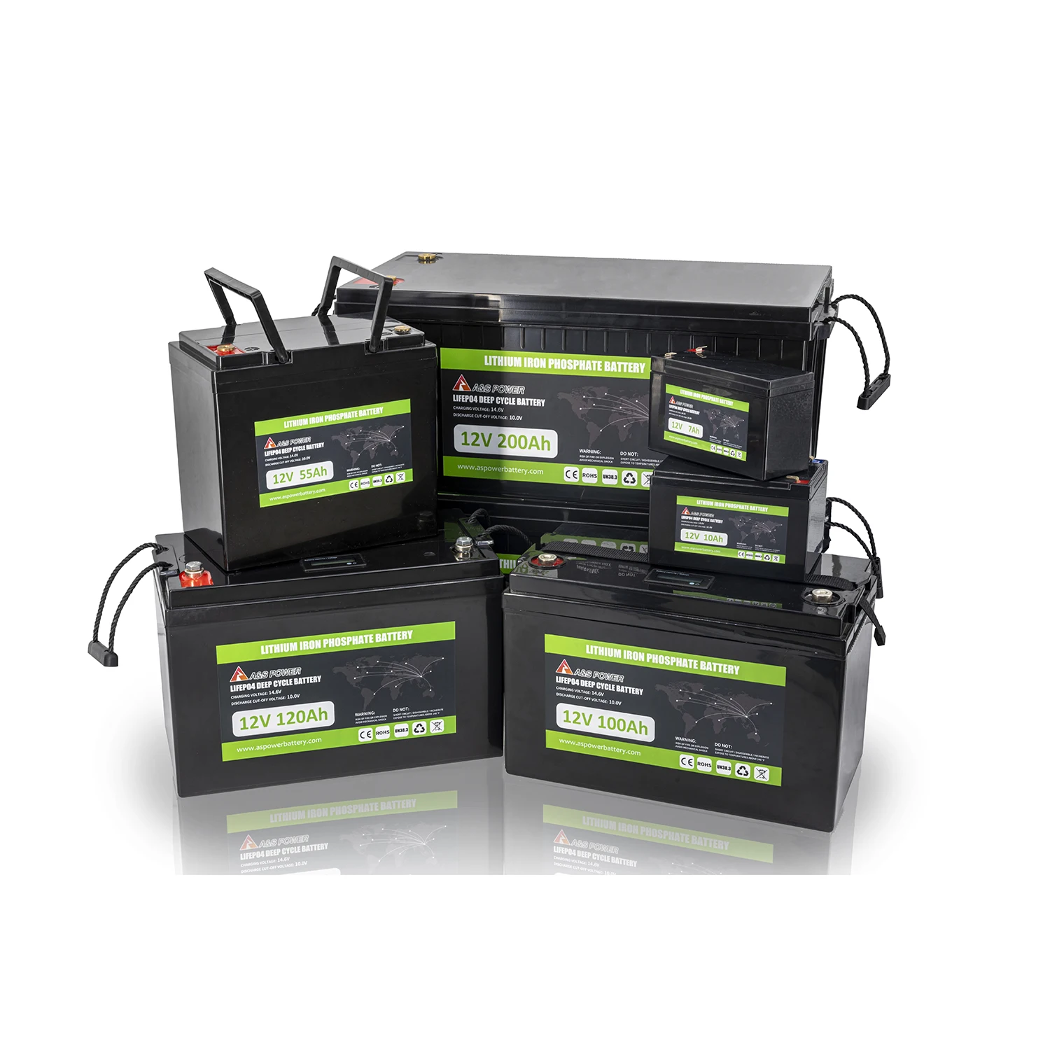 

Rechargeable Power Solar Energy Storage System LiFePO4 Battery 12V 100Ah Golf Cart Lithium Ion Battery