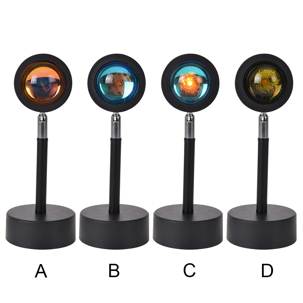 

Projection Light LED 5W USB Projector Light Adjustable Photography Prop Atmosphere Lamp Sunset Red